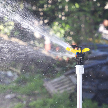 360° Adjustable Dual Nozzle Sprinkler for Gardens