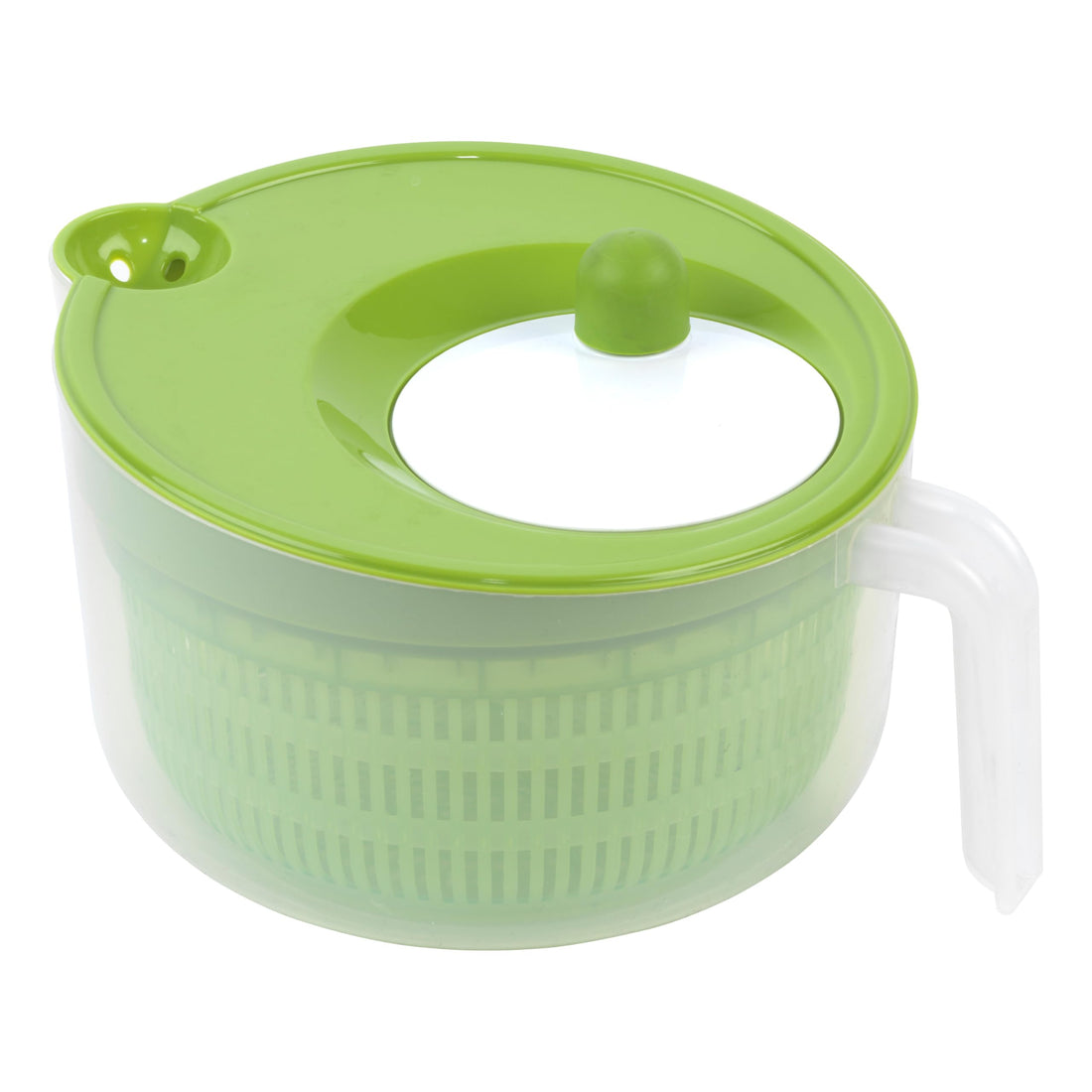 GoodCook Deluxe Salad Spinner - 5 Qt. Capacity Easy Turn Knob Built-In Pour Spout Multi-Use Basket Durable and Dishwasher Safe Large Salad Spinner Kitchen Essentials